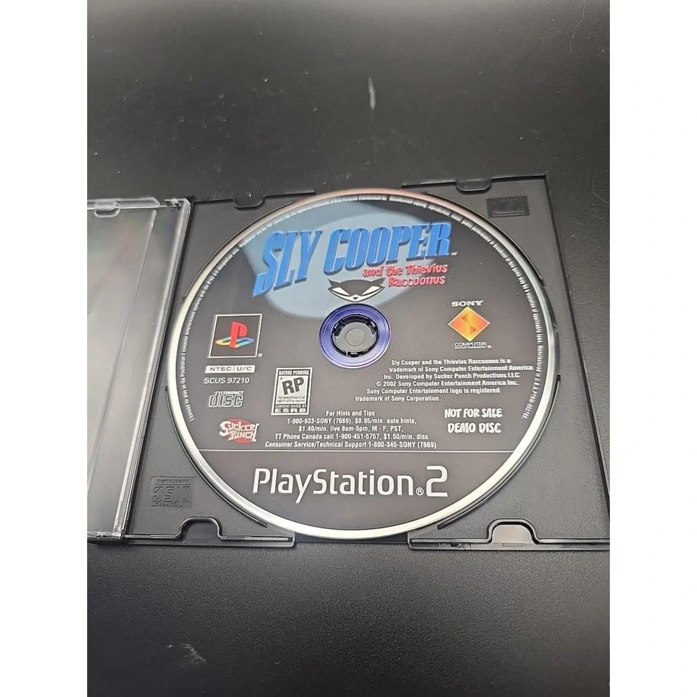 Sony PlayStation 2 PS2 Disc Only Sly Cooper and the Thievius Raccoonus Demo Disc